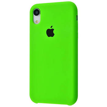 Чохол Silicone case для IPhone Xr Party Green яскраво-зелений