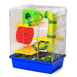 Клітка для гризунів  "БУНГАЛО-2 ЛЮКС" , 33х23х36,5 см, цинк
