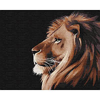 Lb Красива картина розмальовка за номерами цифр "Королівський погляд" 40*50 см KHO4203 живопис малювання на