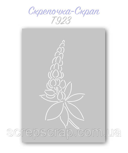 Трафарет для пряників квітка