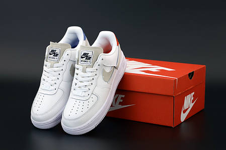 Жіночі кросівки Nike Air Force white/pink. ТОП Репліка ААА класу., фото 2