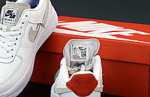 Жіночі кросівки Nike Air Force white/pink. ТОП Репліка ААА класу., фото 2