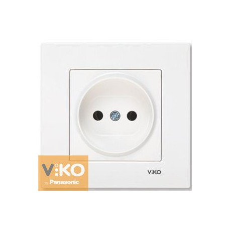 Розетка без заземлення біла ViKO Karre
