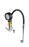 Пневмопістолет для підкачки коліс вантажних автомобілів з манометром 0-15 бар MASTERTOOL 81-8652