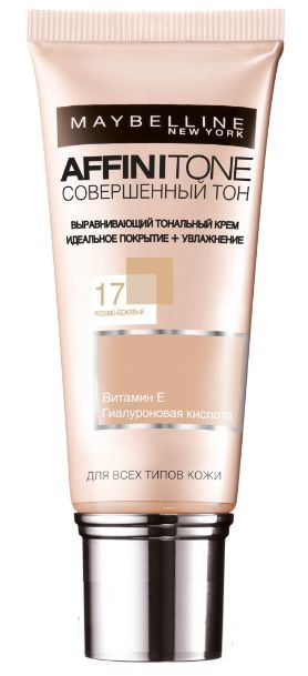 Тональный крем Maybelline Affinitone №17 розово-бежевый Мейбелин