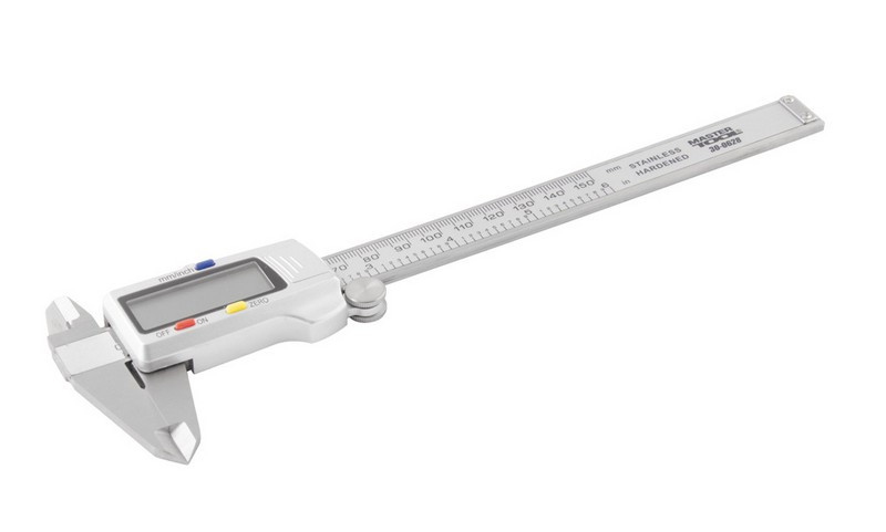 Штангенциркуль цифровий MASTERTOOL 150 мм точність 0.02 мм у футлярі 30-0628