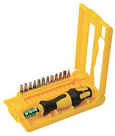 Викрутка в кейсі+12 насадок MASTERTOOL 40-0143