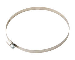 Хомут черв'ячний нерж German type 9,0 мм Ø 130-150 мм, 5 шт MASTERTOOL 20-1953