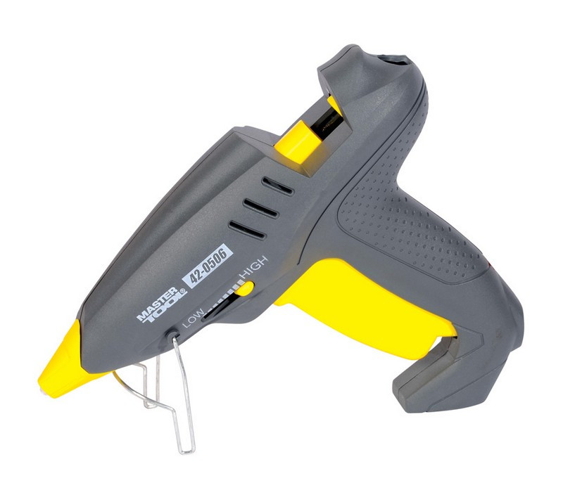 Пістолет клею MASTERTOOL ❑11.2 мм 400 Вт 28 г/мін бездротового регулятора 150-200 градусівC "Капля-Стоп" 42-0506, фото 1