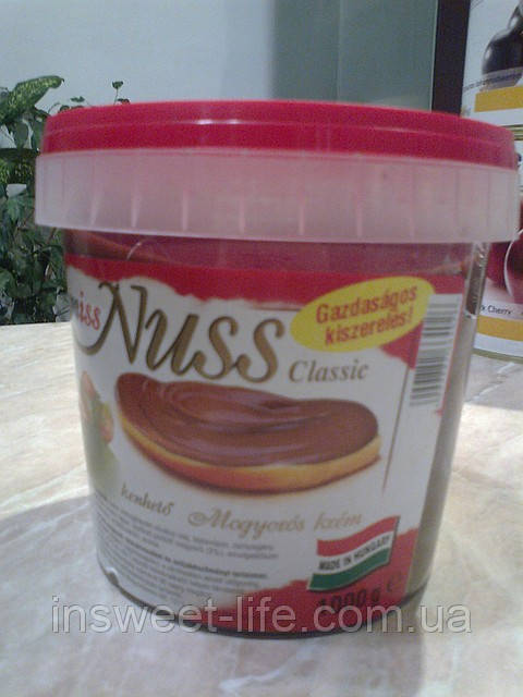 Крем кондитерский фундучный Miss Nuss 1 кг/ведро: продажа, цена в ...