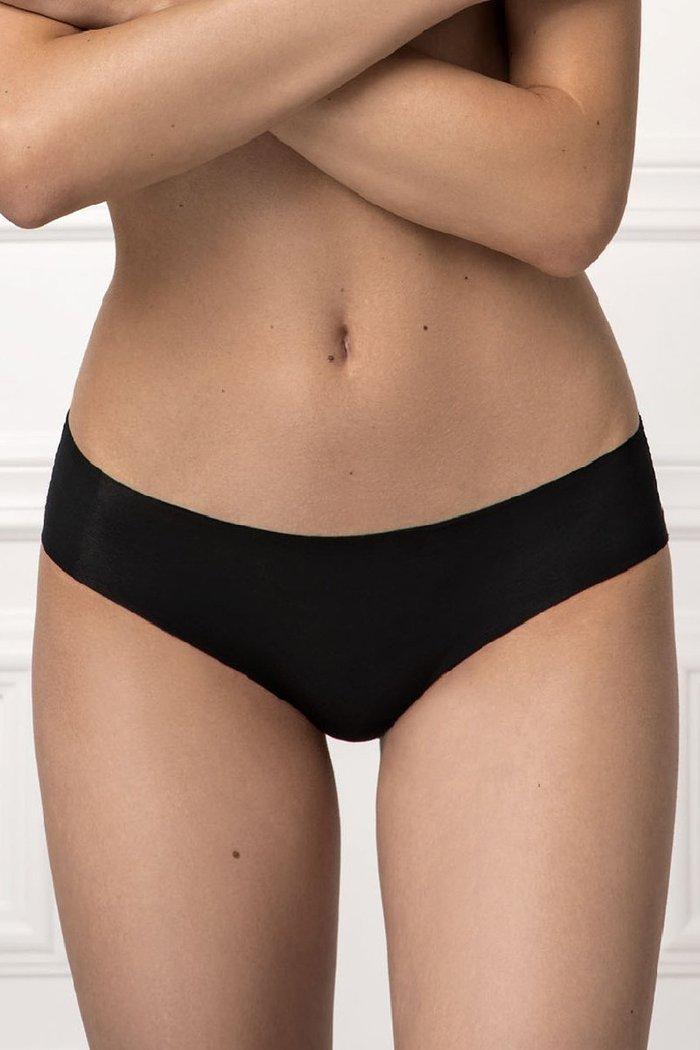 Жіночі бавовняні безшовні труси Joanna - Jasmine Lingerie 9401 Чорний, M, фото 1