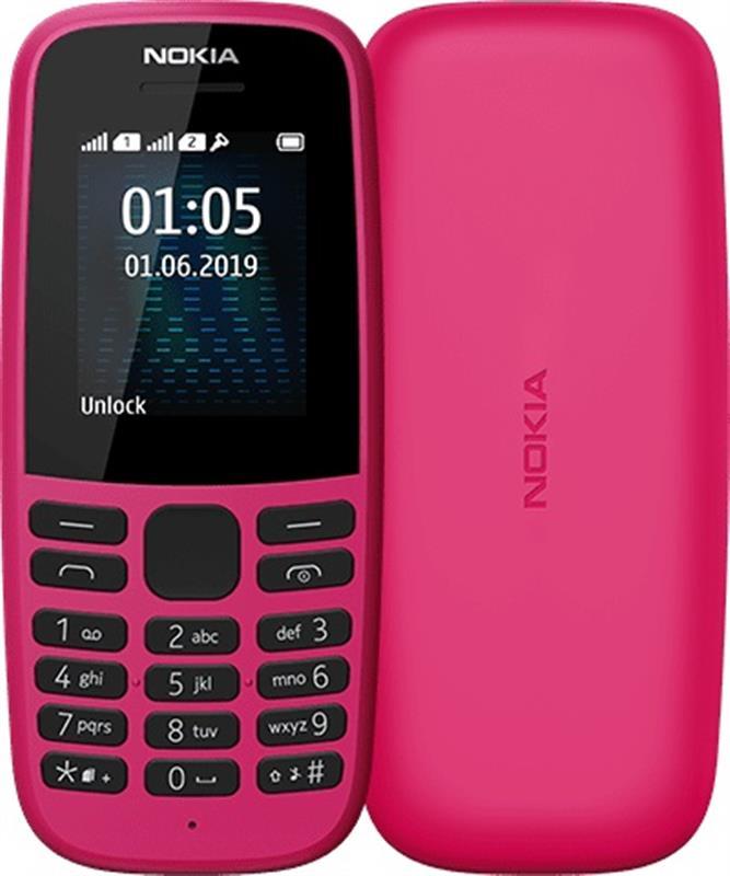 Nokia 105 2019 Dual Sim Pink
