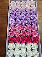 Мильні троянди (мікс № 7) для створення розкішних нев'янучий букетів і композицій з мила