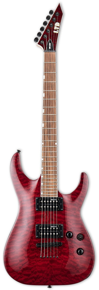 Електрогітара LTD MH-200QM NT (See Thru Black Cherry)