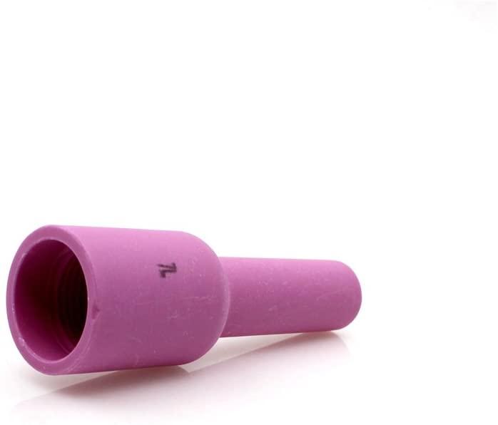 Сопло керамічне довге №7 Ø11х76мм 54N15L до ТІГ Пальників TIG 17 TIG 18 TIG 26 пакування 10 шт., фото 1