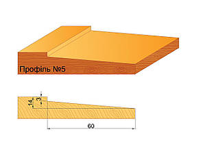 D160 Фільонка (бистроріжуча сталь марка Р6М5), Профіль№5