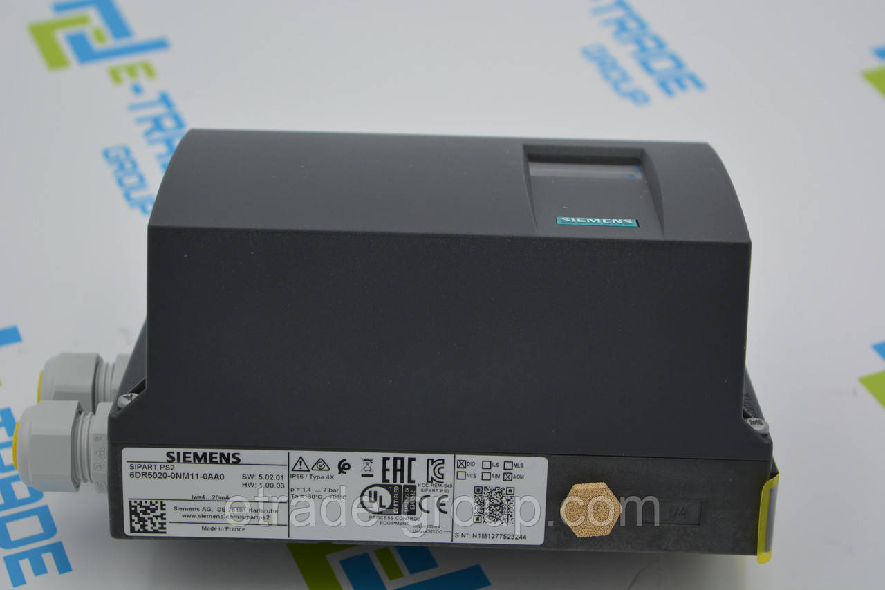 Електро пневматичний позиціонер Siemens 6DR5020-0NM11-0AA0, фото 1