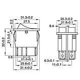 Кнопка подвійна шести контактна зелена GAV 157G, фото 6