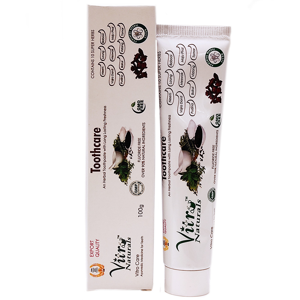 Зубна паста на травах (Toothcare Vitro naturals), 100 грамів, фото 1