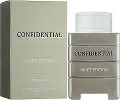 Чоловіча парфумована вода Confidential White Edition 100ml Gemina B. Geparlys.(100% ORIGINAL)