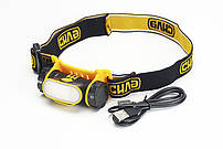 LED ліхтар налобний 150 Лм (2200 маг, Li-ion 18650) Вольт СИЛА