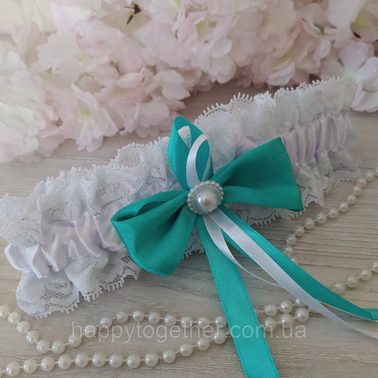 Купить Свадебная подвязка Тиффани, цена 70 ₴ — Prom.ua (ID#31485169)