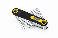 Набір ключів TORX Т9-Т40 (8шт.) мультитул СИЛА