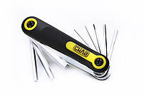 Набір шестигранних ключів 1,5-8мм (8 шт.) СИЛА