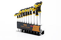 Набір шестигранних ключів 2,5-10мм (10шт) Т-подібні СИЛА