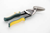 Ножиці по металу CrV 250мм посилені прямі СИЛА