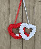 Червоно-білі серця - декор до дня святого Валентина, фото 6