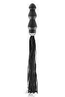 Флогер з ручкою - анальним плагом Fetish Tentation Whip with Plug Handle SO4045