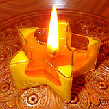 Набор для изготовления чайной свечи Звезда (контейнер чайной свечи, фиксатор фитиля, фитиль), фото 8