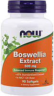 Босвеллия экстракт нау фудс Now Foods Boswellia Extract 500mg 90 гелевых капсул