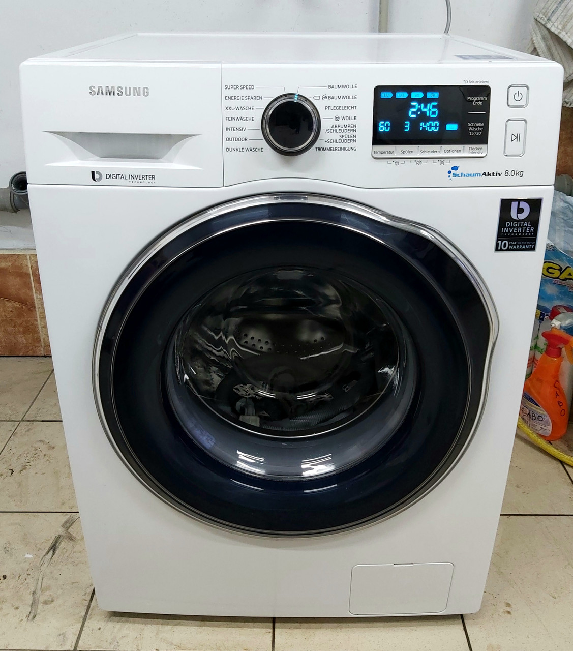 Пральна машина Самсунг Samsung WW8EK5400UW А+++ 8кг 1400об6010CW, фото 1