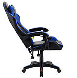 Компютерне крісло EXT ONE СИНЄ Геймерське крісло Офісне крісло Стул офисный компьютерный Кресло игровое ПОЛЬША, фото 4