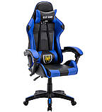 Компютерне крісло EXT ONE СИНЄ Геймерське крісло Офісне крісло Стул офисный компьютерный Кресло игровое ПОЛЬША, фото 7