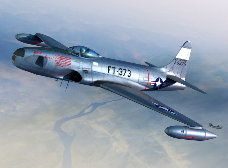 Пластикова модель 1/72 Sword 72105 американськи реактивний винищувач Lockheed RF-80A over Korea, фото 1
