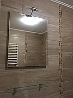 Зеркало на плиті лампа для ванної з підсвіткою 60х60