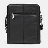 Чоловіча шкіряна сумка Ricco Grande K19580-black, фото 4