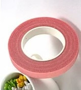 Тейп-стрічка рожева 12 мм флориста, фото 1