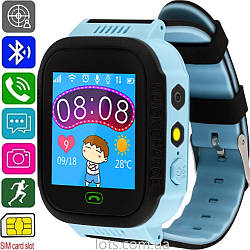 Смарт-годинник дитячий ATRIX Smart Watch iQ600 GPS + SIM Blue — (Розумні Годинники)