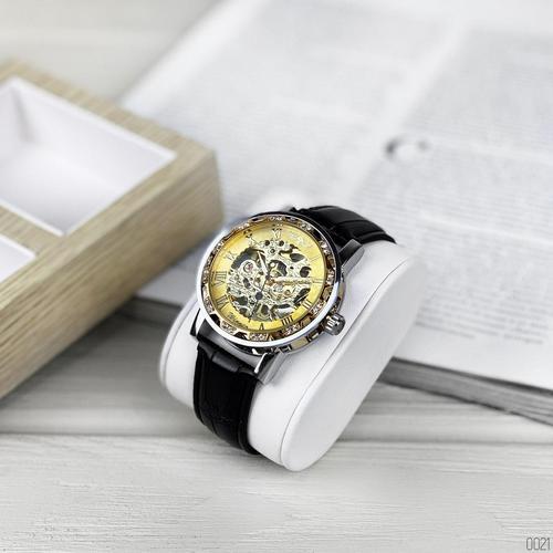 Winner 8012C Diamonds Automatic Black-Silver-Gold - фото 4 - id-p1337750789