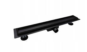 Трап для душу BW Tech 60 см чорний під плитку сухий закрив (L04BK600)