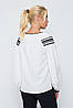 Блуза жіноча біла з чорним мереживом 207-01, фото 2