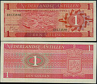 Netherlands Antilles Нидерландские Антилы - 1 Gulden 1970 UNC