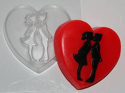 Пластикова форма "Серце з орнаментом" (винахідники)