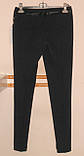 Вузькі штани з косими кишенями і бордовими гудзиками на поясі DAS Elit, фото 3