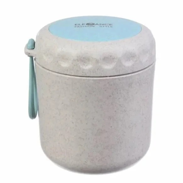 Ланч бокс подвійний Wooden Style WS-001 1200мл, бежевий