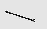 Тримач кронштейна ( перемичка) на рейку 90 см чорний, фото 2